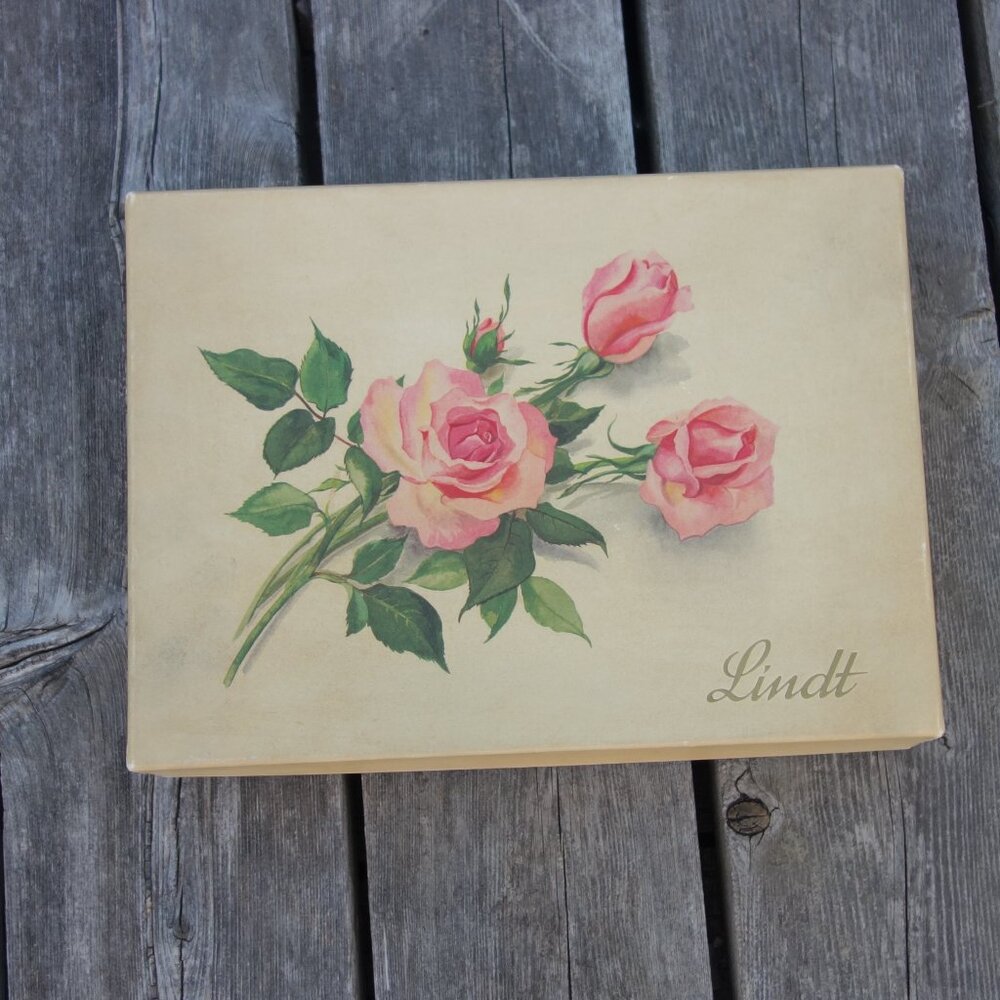 Vintage Lindt & Sprungli Kilchberg Zurich Gegrundet Fonde 1845 Nr.6189 Empty Box